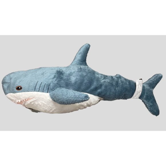 BLÅHAJ Soft toy, shark, 39"